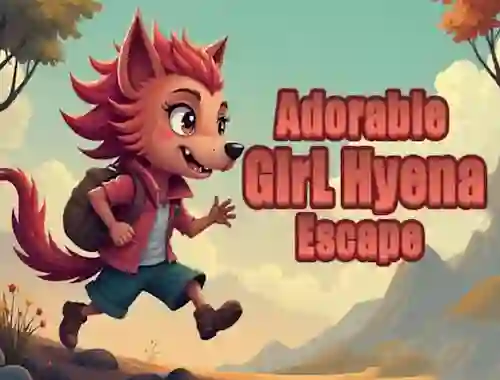 Joc Adorable Girl Hyena Escape en línia