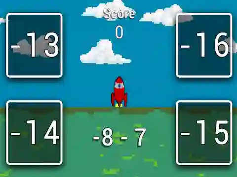 Joc Rocket Math en línia