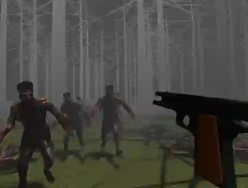 Joc Zombies in a Forest en línia