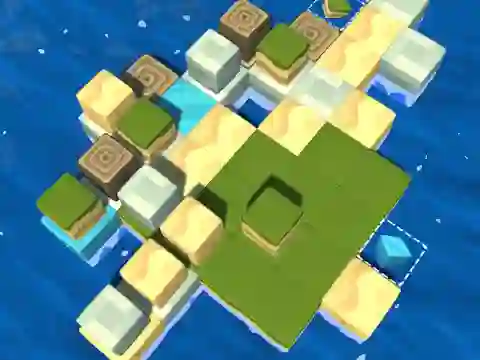 Joc Cube Island: ASMR Relax Puzzle en línia