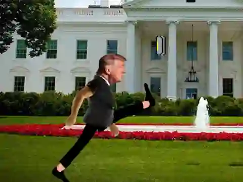 Joc Trump Wobble Walk Challenge en línia
