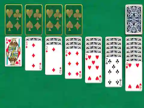 Joc Klondike Classic Solitaire en línia