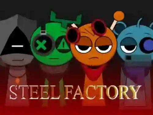 Joc Sprunki x SepBox: Steel Factory en línia