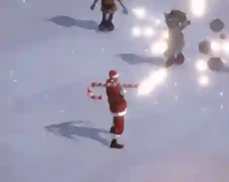 Joc Santa With Cannon en línia
