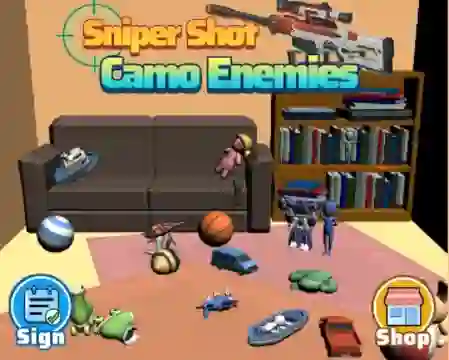 Joc Sniper Shot Camo Enemies en línia