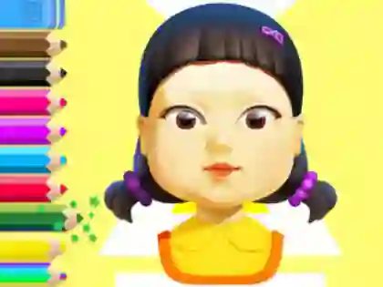 Joc Coloring Book: Squid Game Doll en línia