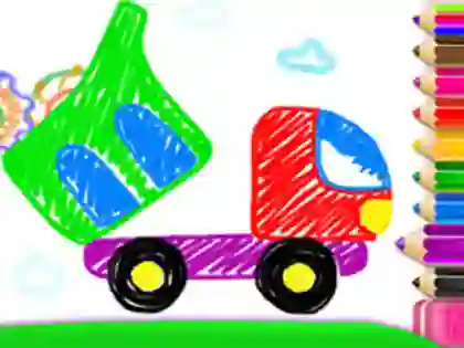 Joc Toddler Drawing: Tanker Truck en línia
