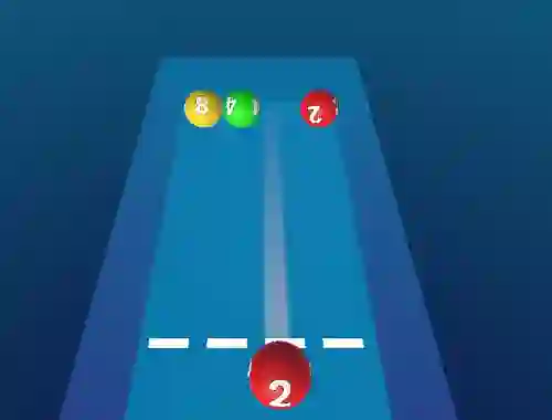 Joc Merge The Balls 2048 Billiards! en línia