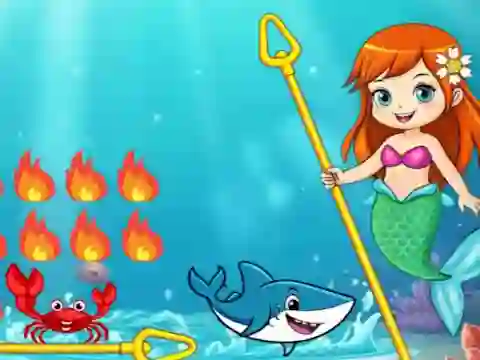 Joc Princess vs Shark en línia