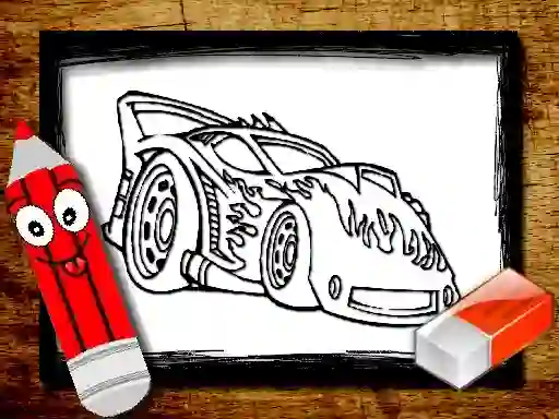Joc Back To School Car Coloring Book en línia