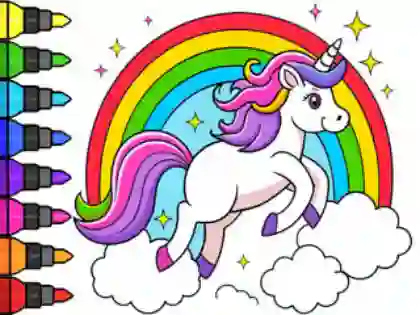 Joc Coloring Book: Magical Unicorn en línia