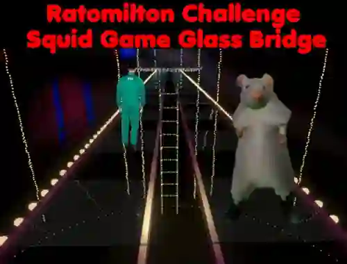 Joc Rato Milton Challenge Squid Game Glass Bridge en línia