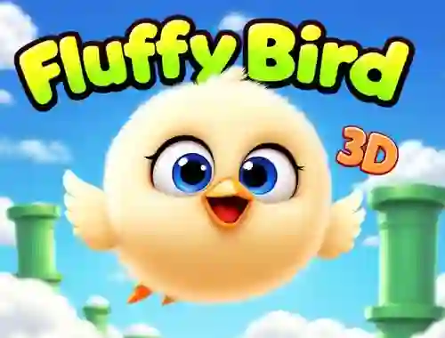Joc Fluffy Bird 3D en línia