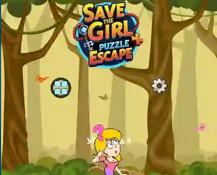 Joc Save the Girl Puzzle Escape en línia
