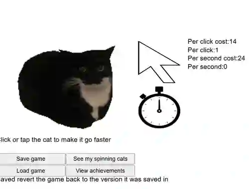 Joc Spinning Cat Clicker en línia
