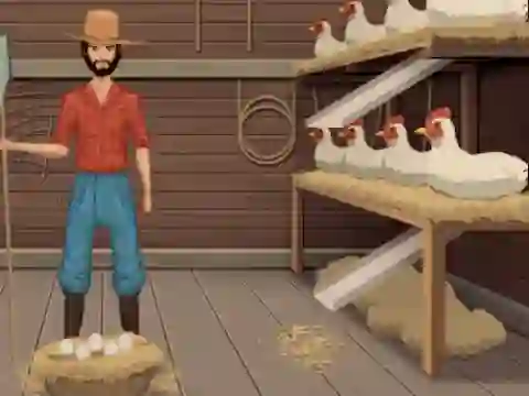 Joc Egg catcher en línia