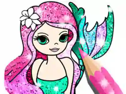 Joc Coloring Book: Little Mermaid en línia