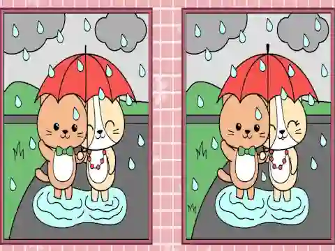 Joc Spot the Differences Cute Kittens en línia