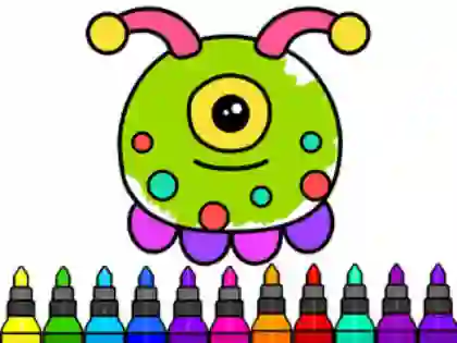 Joc Coloring Book: Alien en línia