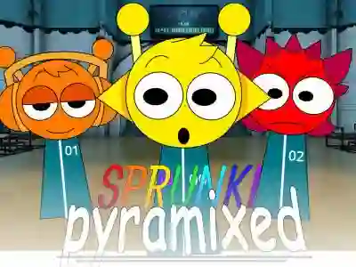 Joc Sprunki Pyramixed: Squid Game en línia