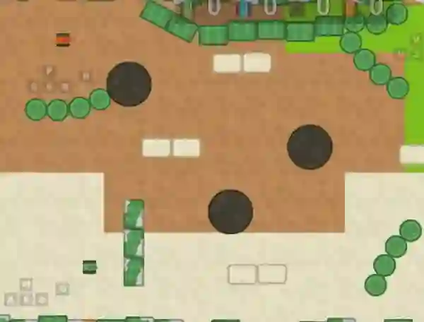 Joc 1 2 3 4 Player Tank Game 2D en línia