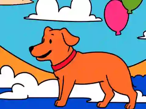 Joc Color By Code: Yellow Dog en línia
