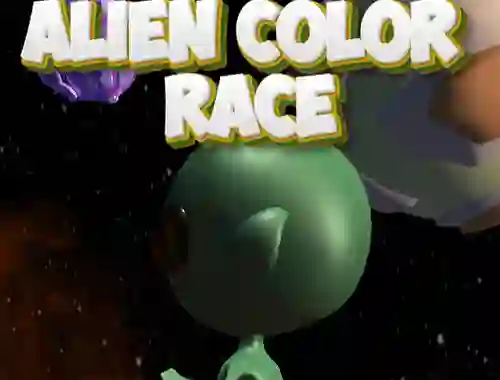 Joc Alien Color Race en línia