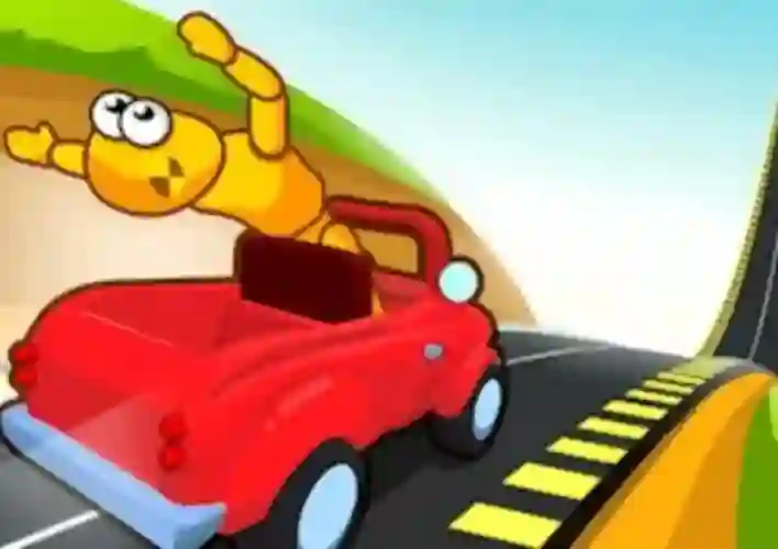 Joc Downhill Car Ride Crash Test en línia