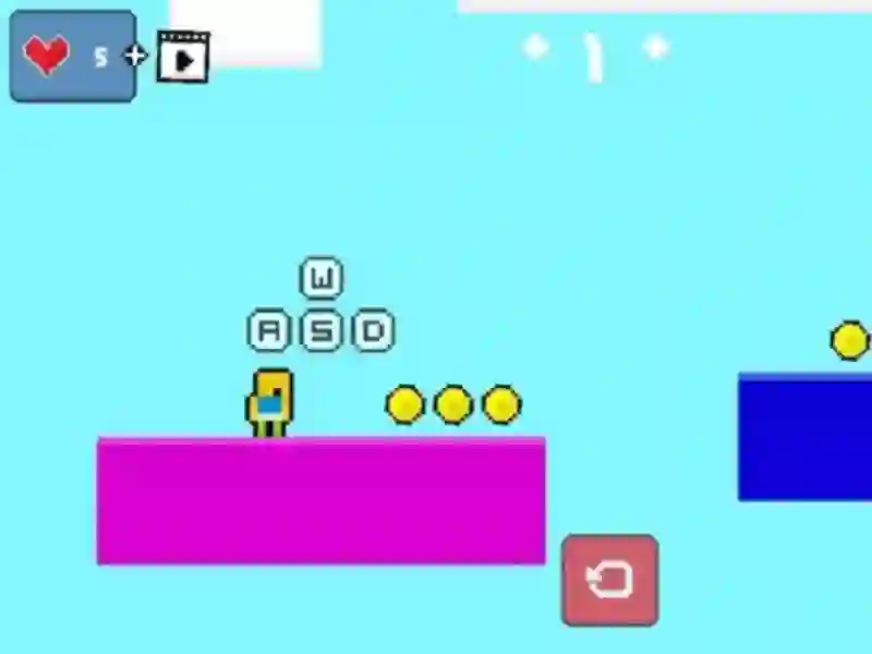 Joc 2d Obby Rainbow Parkour en línia