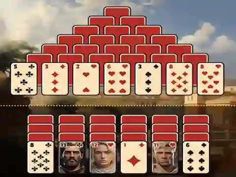 Joc Pyramid Solitaire Ancient Rome en línia