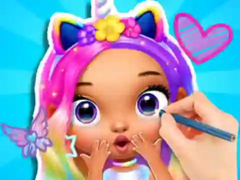 Joc Coloring Book: Fashion Barbie Princess en línia