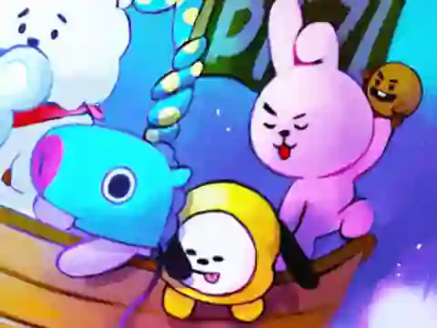 Joc Jigsaw Puzzle: BT21 Friends en línia