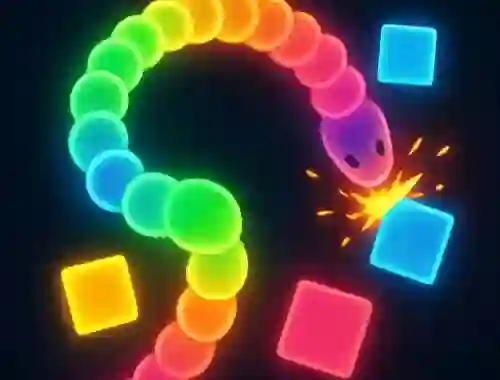 Joc Snake Frenzy Color Clash en línia