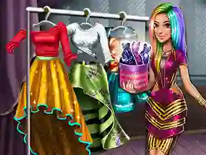 Joc Tris Runway Dolly Dress Up en línia