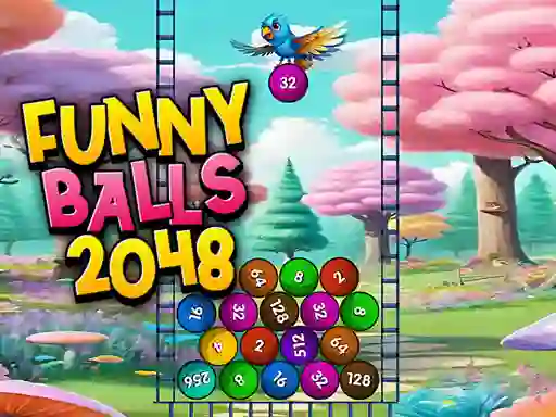 Joc Funny Balls 2048 en línia