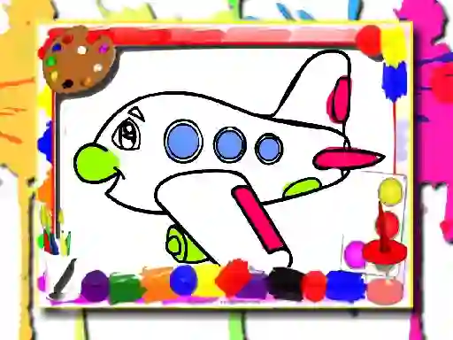 Joc Airplane Coloring Book en línia