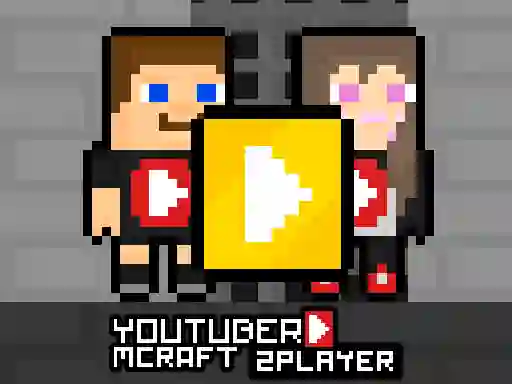 Joc Youtuber Mcraft 2Player en línia
