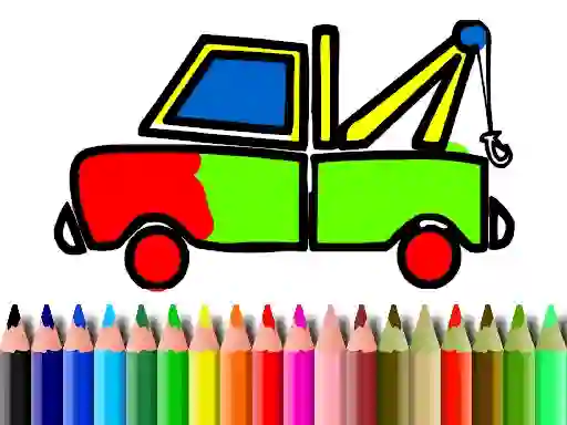 Joc Back To School: Truck Coloring en línia
