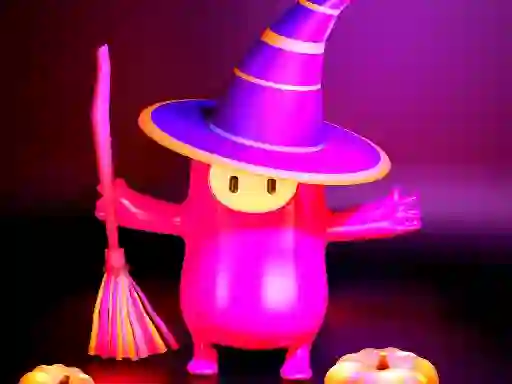 Joc Fall Guys Halloween Puzzle en línia
