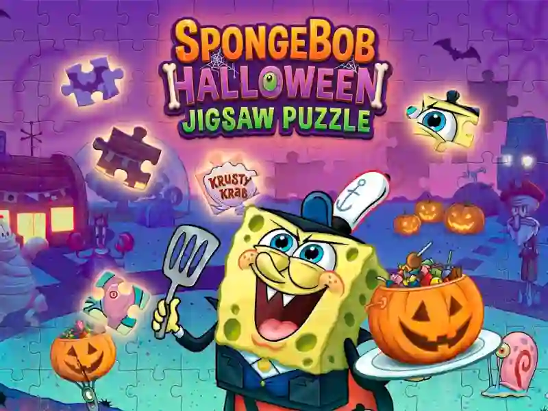 Joc SpongeBob Halloween Jigsaw Puzzle en línia