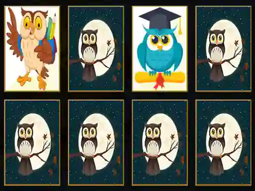 Joc Cute Owl Memory en línia