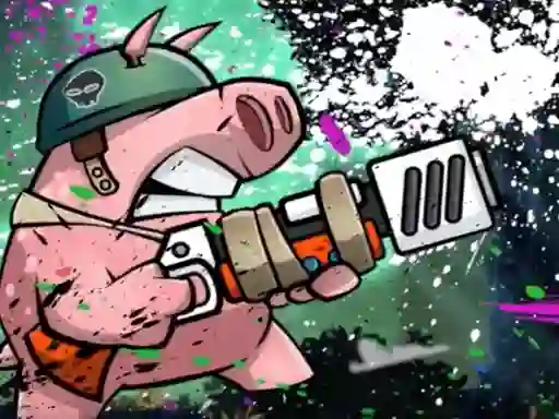 Joc Piggy Soldier Super Adventure en línia
