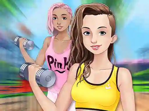 Joc Fitness Girls Dress Up en línia