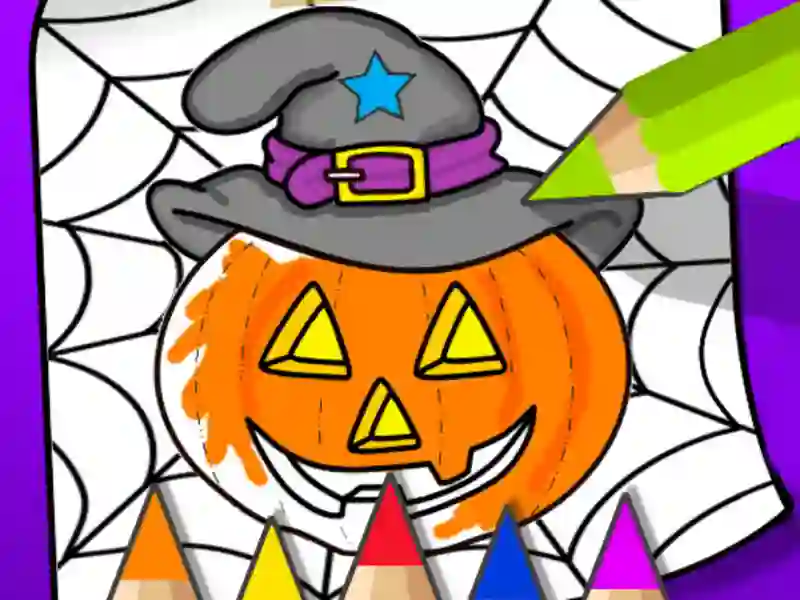 Joc Halloween Coloring Book en línia