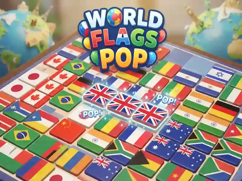 Joc World Flags Pop en línia