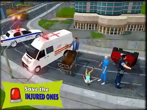 Joc Ambulance Rescue Driver Simulator 2018 en línia
