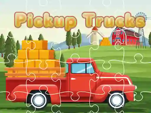 Joc Pickup Trucks Jigsaw en línia
