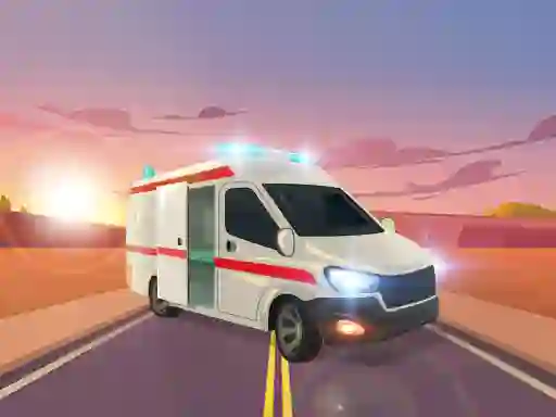 Joc Ambulance Traffic Drive en línia