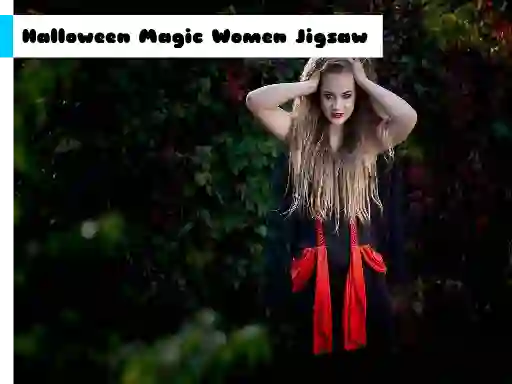 Joc Halloween Magic Women Jigsaw en línia