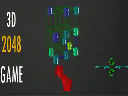 Joc 2048 - 3D en línia